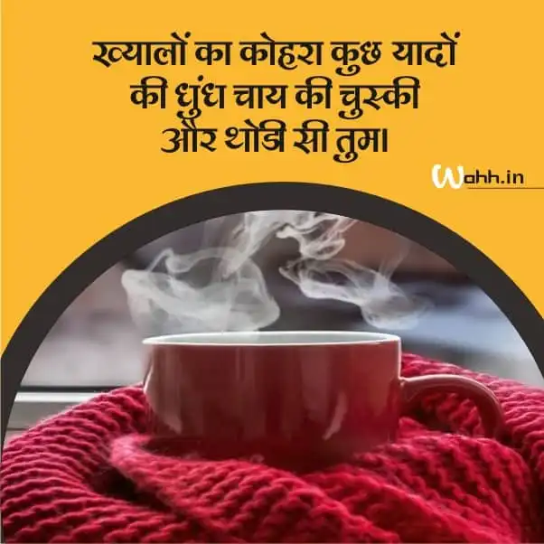 Fog With Tea Status In Hindi