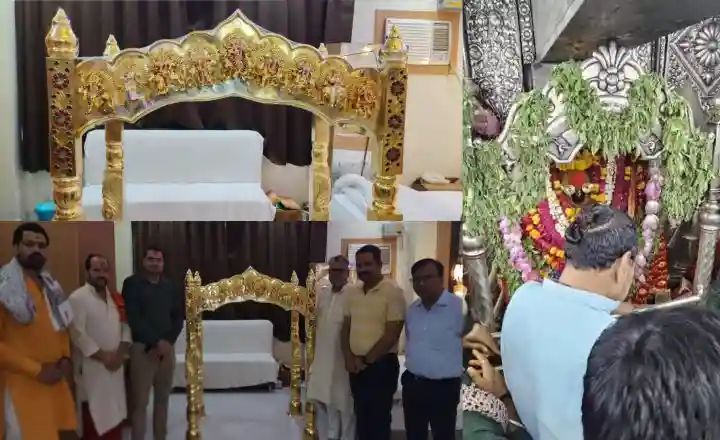 Golden arch and pillar will be installed in the sanctum sanctorum of Maa Vindhyavasini