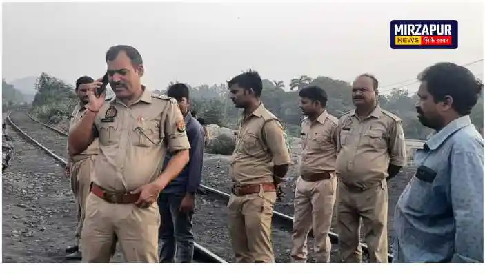 Sonbhadra News Mutilated body found on railway track under suspicious circumstances