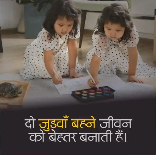Twin Sister Quotes In Hindi