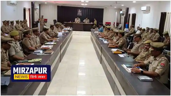 a-review-meeting-was-held-regarding-the-upcoming-festivals-and-law-and-order-in-mirzapur-district